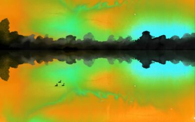 Mirror Sunset Glow